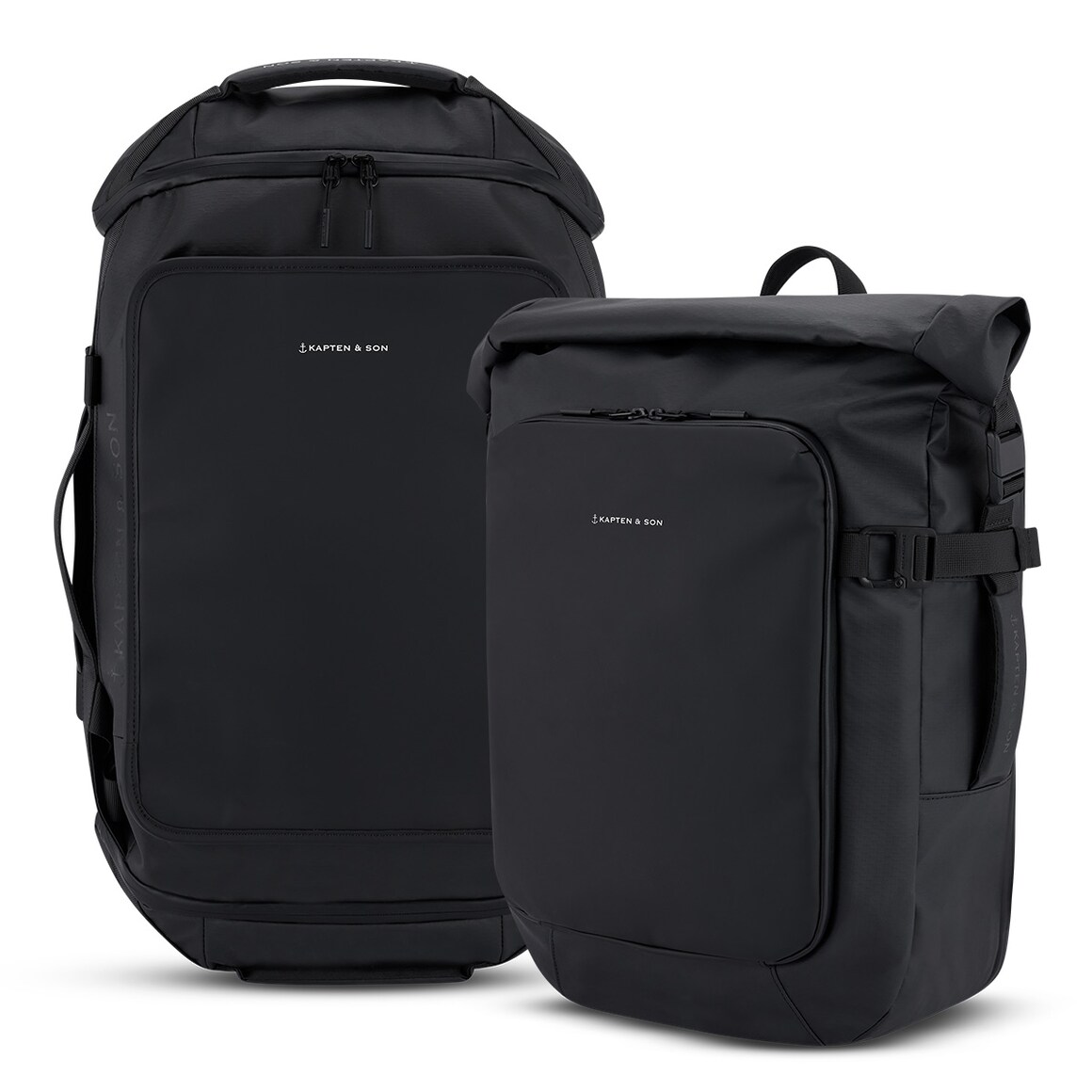 Kpten & Son Everyday Set Lisbon Duffle All Black
